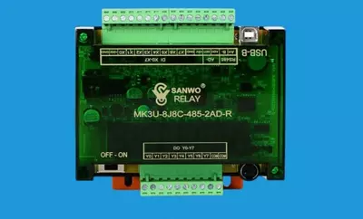 Релейный модуль SANWO FX3U-8J8C RS485 Modbus RTU