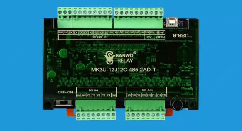 Программируемый логический контроллер SANWO FX3U-12J12C-485-2AD-T