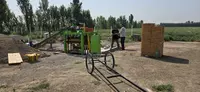  Автоматическая линия для производства шлакоблоков и тумб Udar 4-3  30 кВт  4 ед./25 сек. - 