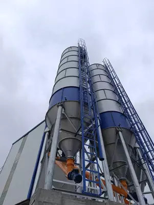  Стационарный бетоносмесительный завод БСУ-120  производительность 120 м³/час (Турция) Только в розницу