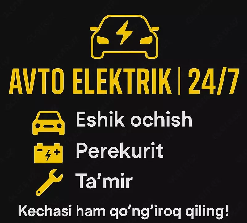 Автоэлектрик 24/7 в Тошкенте