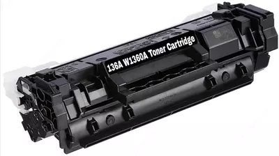  136A BLACK — чёрно-белый лазерный картридж - 