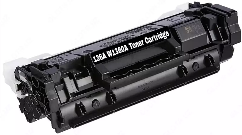  136A BLACK — чёрно-белый лазерный картридж - 