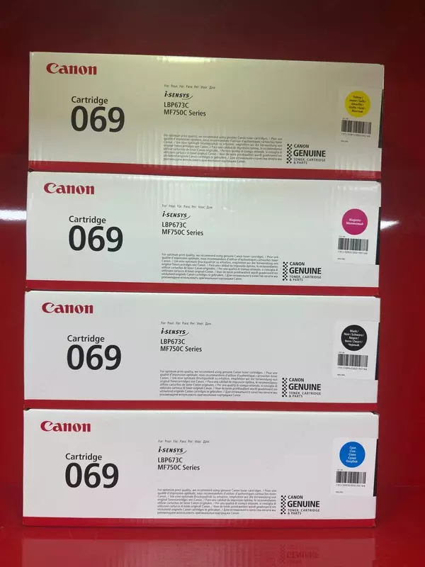  Тонер-картридж Canon 069 Yellow (Желтый  1900 стр.) - 