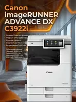Canon imageRUNNER ADVANCE DX C3922i A3 rangli lazerli MFU + Qopqoq PLATEN COVER Y3