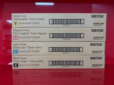 Оригинальные тонер-картриджи Xerox DocuCentre SC2020 (Black, Cyan, Magenta, Yellow — 006R01693, 006R01694, 006R01695, 006R01696)