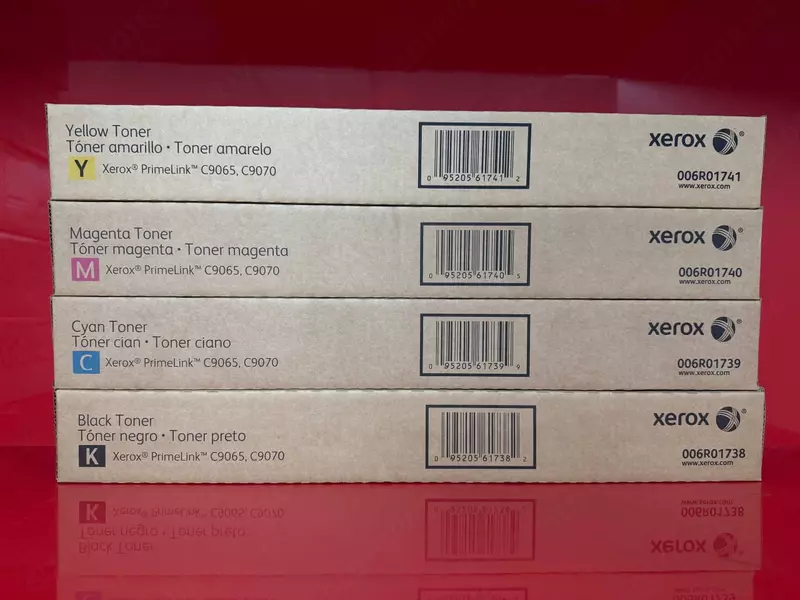 Оригинальные тонер-картриджи Xerox PrimeLink C9065, C9070 (Black, Cyan, Magenta, Yellow — 006R01738, 006R01739, 006R01740, 006R01741)