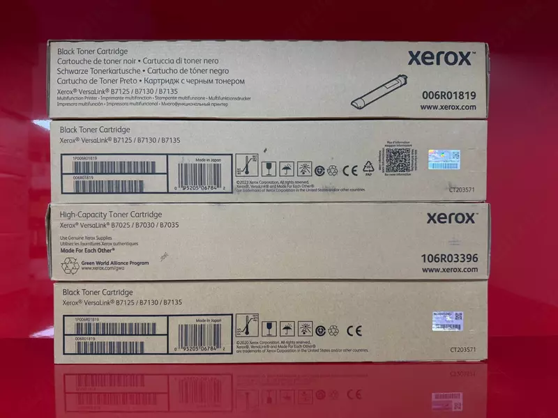 Оригинальный тонер-картридж Xerox VersaLink B7125, B7130, B7135 Black (006R01819)
