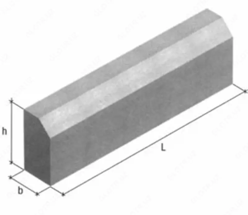 Железобетон бордюрный камень Sunny BR 300.30.18
