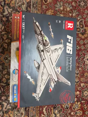 Reobrix 33027 F16 Fighting Falcon Jet 1337 qismlari