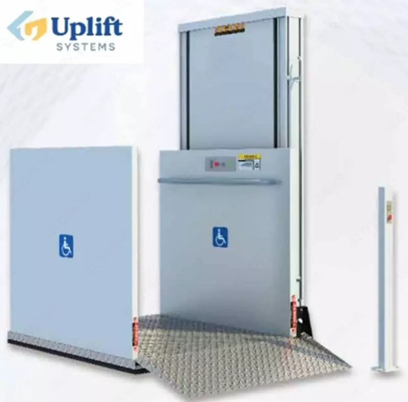 Nogironlar uchun ko‘targich (to‘siqsiz vertikal ko‘tarish platformasi)