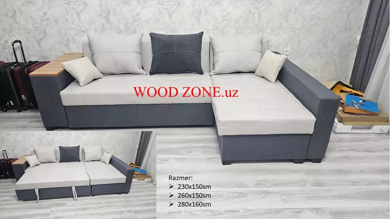  Burchakli yig‘iladigan divan Yumshoq mebellar to'plamlari