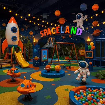 Детские площадки и аттракционы