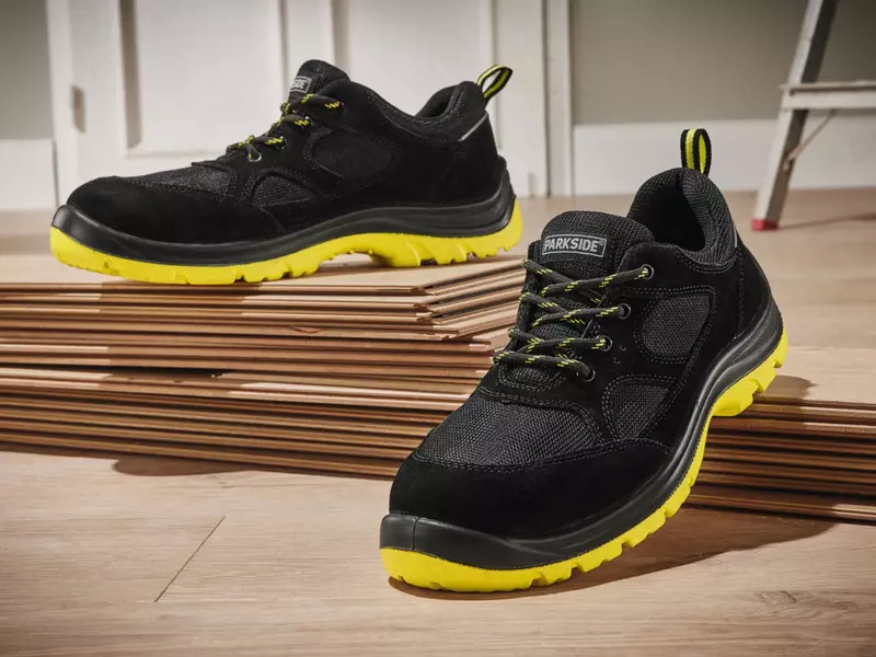 Maxsus poyabzal Qora-sariq botinka