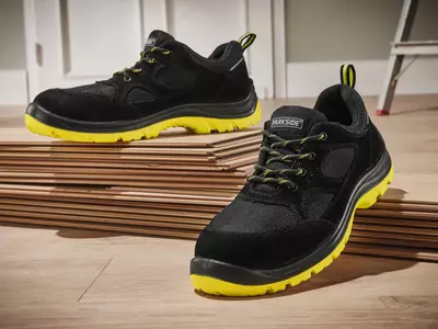 Maxsus poyabzal Qora-sariq botinka