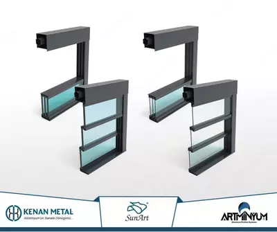  Avtomatik siljiydigan gilotina vitraji - 