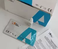 Bir vaqtning o‘zida Covid-19 antigeni  A + B grippini aniqlash uchun ALLTEST kombinatsiyalangan ekspress-testi.