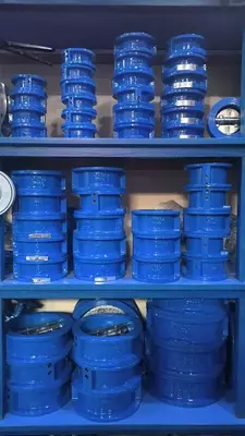   Клапан обратный чугунный 2-х дисковый межфланцевый