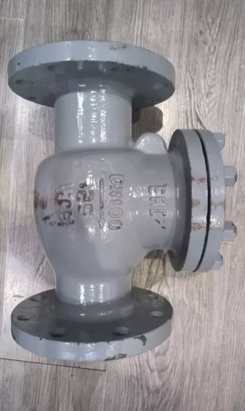 Клапан обратный поворотный (вертикальный) фланцевый