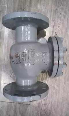 Клапан обратный поворотный (вертикальный) фланцевый