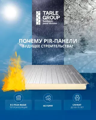 Sandvich panel | PIR | Сэндвич панел