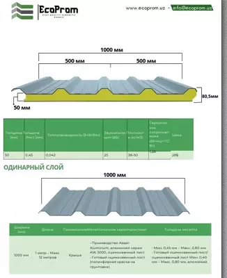  Ekoprom Panel sendvich paneli Ekoprom Panel