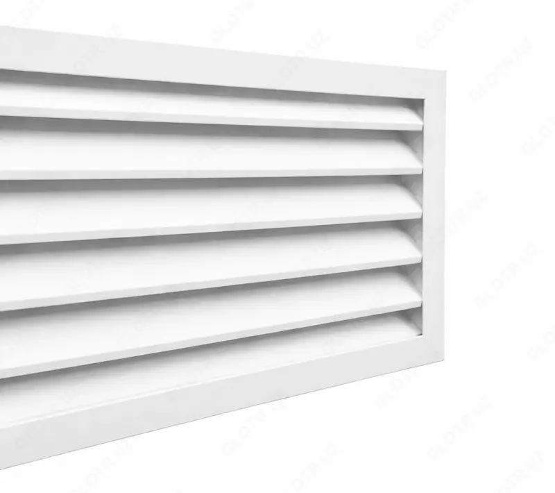  Вентиляционная решетка на фасад накладная ВРН-НУ - 