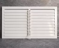 Fasad uchun kuchaytirilgan sozlanadigan panjara VRN-UR