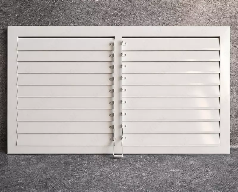 Fasad uchun kuchaytirilgan sozlanadigan panjara VRN-UR