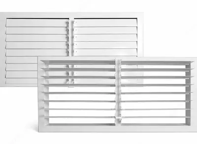   Fasad uchun kuchaytirilgan sozlanadigan panjara VRN-UR