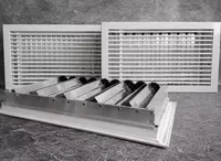 Klapani bilan chiziqli ventilyatsiya panjarasi RAN-U+R