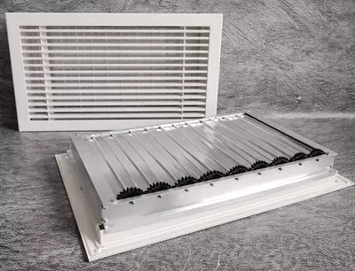  Klapani bilan chiziqli ventilyatsiya panjarasi RAN-U+R - 