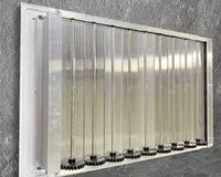  Настенная линейная решетка с клапаном расхода воздуха РАН-Т+Р - 