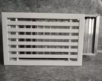   Настенная линейная решетка с клапаном расхода воздуха РАН-Т+Р