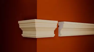 Dekorativ karniz 16x8 sm