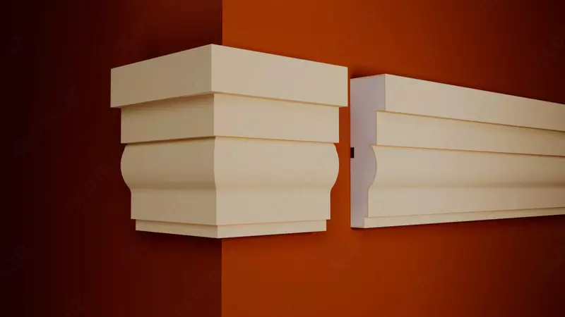 Dekorativ karniz 27x 8 sm