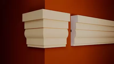 Декоративный карниз 27x 8 см