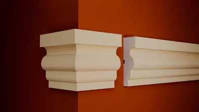 Декоративный карниз 25.5 x 7.5 см