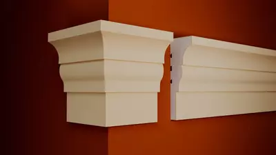 Декоративный карниз 30x10 см