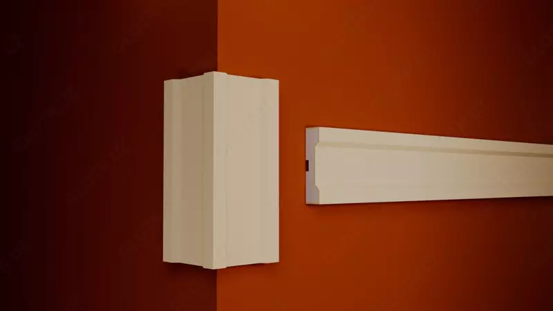 Декоративные пенопластовые изделия с покрытием AMK для экстерьера 13x3 см