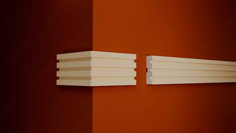 Декоративная лепка 15x3 см