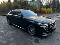   Shahar boylab mehmonlarni tashish xizmati  Mercedes-Benz S-class w223  qora (Aeroport transferi)