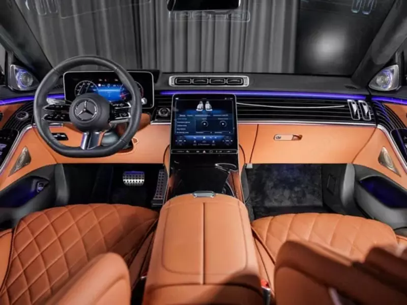  Shahar boylab mehmonlarni tashish xizmati  Mercedes-Benz S-class w223  qora (Aeroport transferi) - IDEAL AUTO ENGINERING