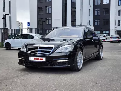 Услуга по перевозке гостей по городу на условиях проката до 10 часов на Mercedes-Benz S-Class W221  черный
