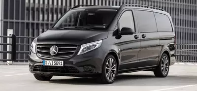 Mehmonlar uchun shahar transporti xizmati  qora Mercedes-Benz V-class Vito (aeroport transferi)