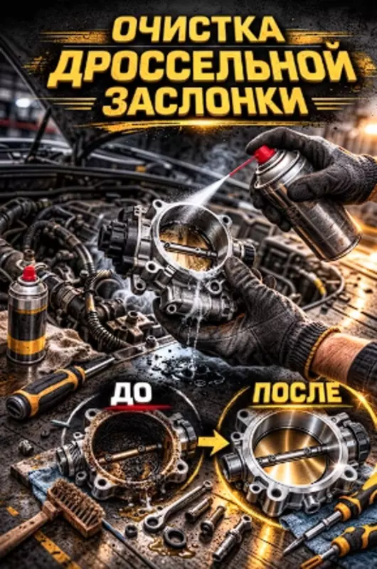Очистка дроссельной заслонки