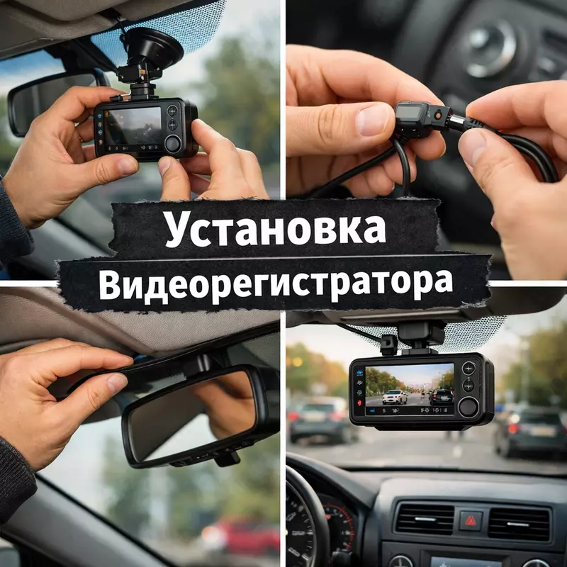Видеорегистратор — установка