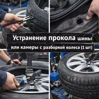 Shina yoki kamera teshilishini g‘ildirakni yechib ta’mirlash (1 dona)