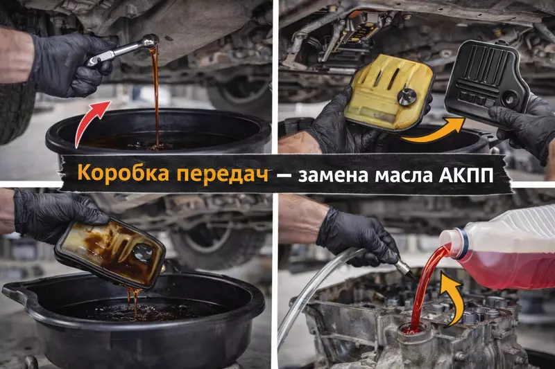 Коробка передач — замена масла АКПП