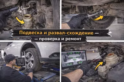 Подвеска и развал-схождение — проверка и ремонт